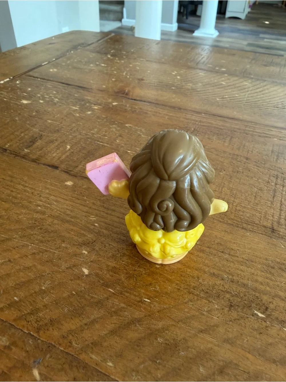 Fisher Price Little People Belle with Phillipe book as is